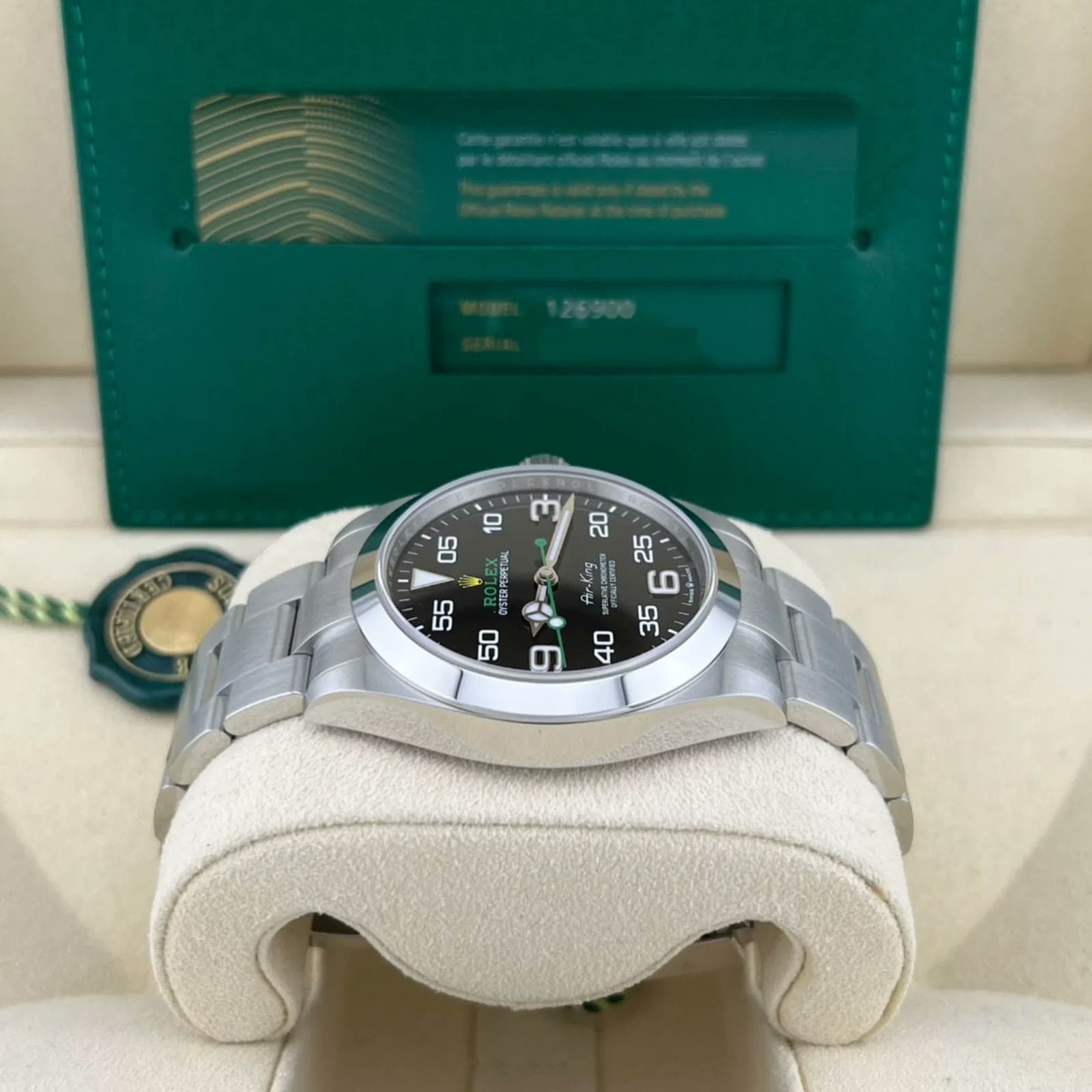 2026 Rolex Air-King 40 126900-0001 — 40 mm, Steel, Black dial