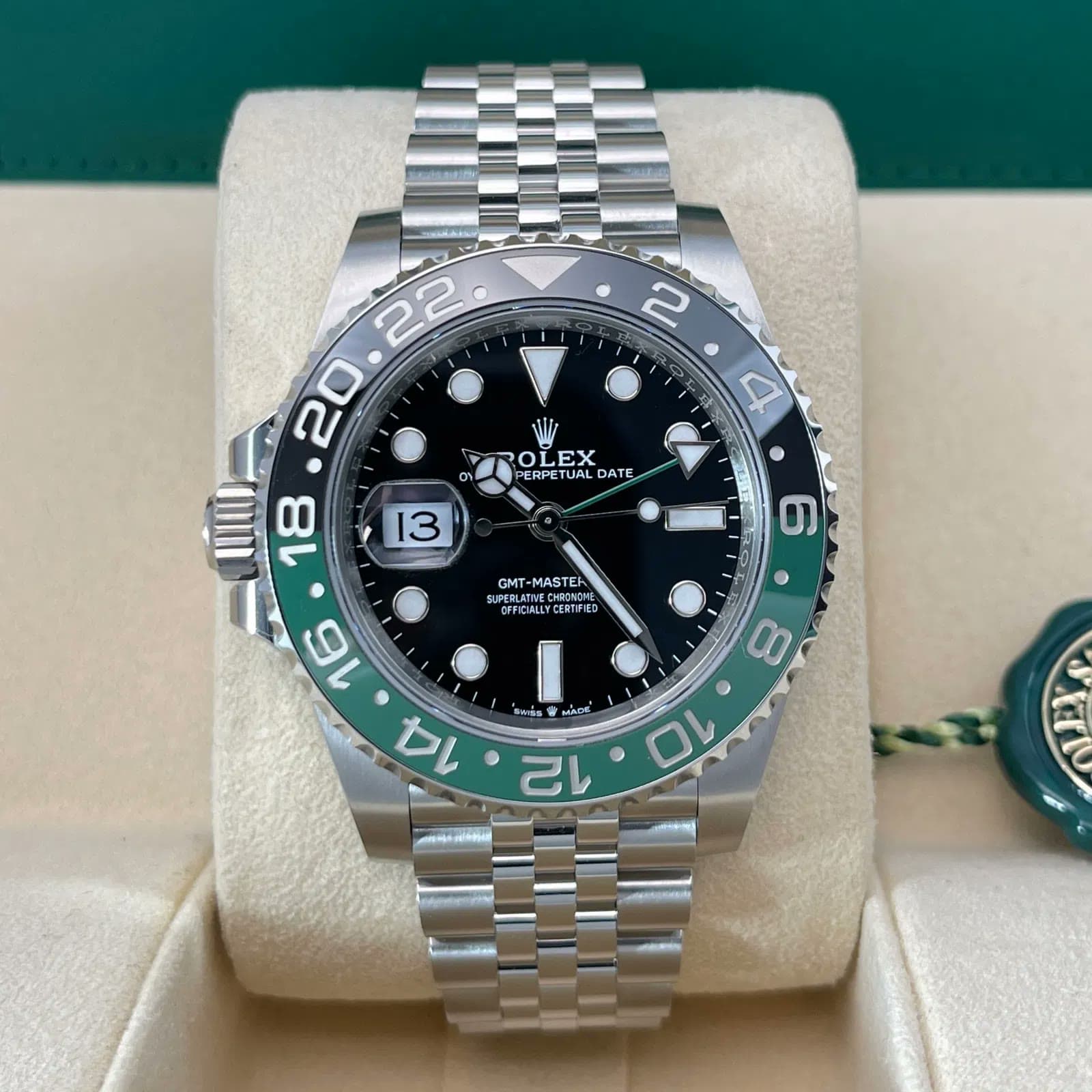 2026 Rolex GMT-Master II "Sprite" / Jubilee 126720VTNR-0002 — 40 mm, Steel, Black dial