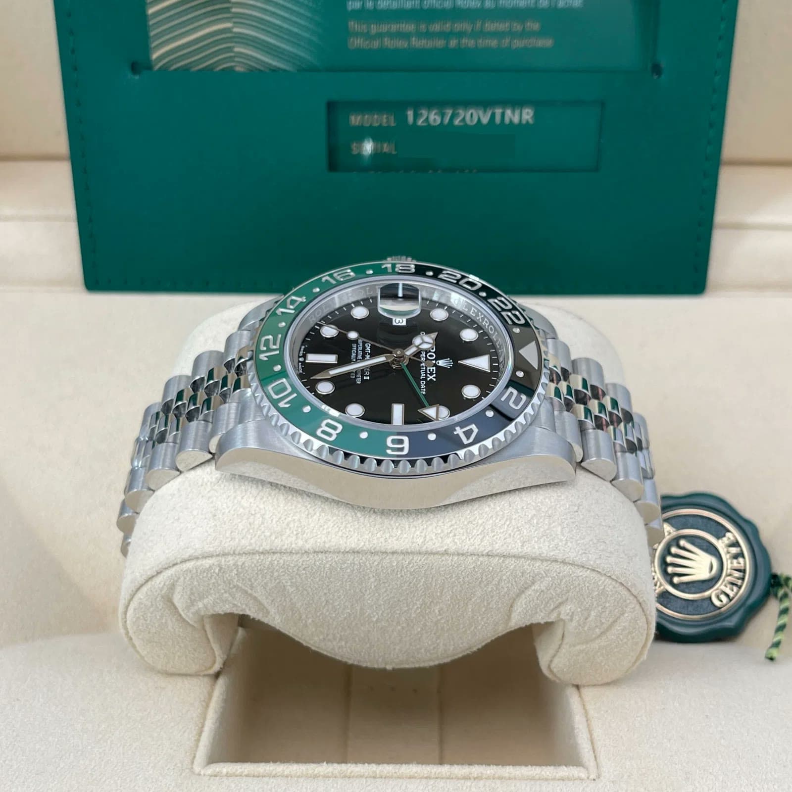 2024 Rolex GMT-Master II "Sprite" / Jubilee 126720VTNR-0002 — 40 mm, Steel, Black dial