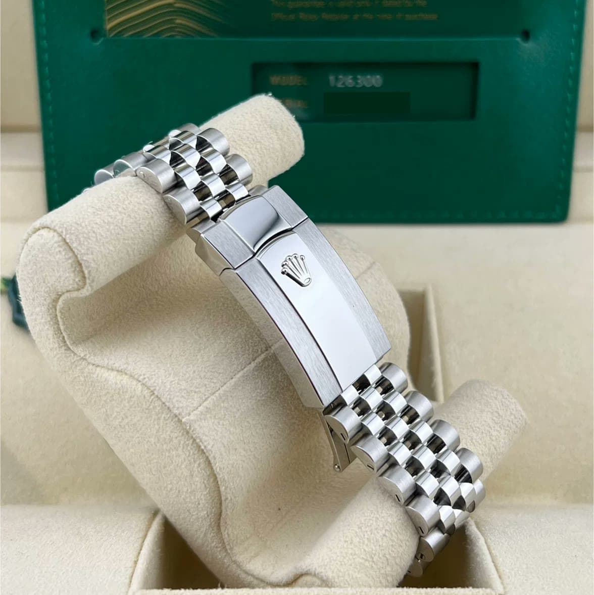 2024 Rolex Datejust 41 "Wimbledon" / Smooth / Jubilee 126300-0014 — 41 mm, Steel, Slate dial