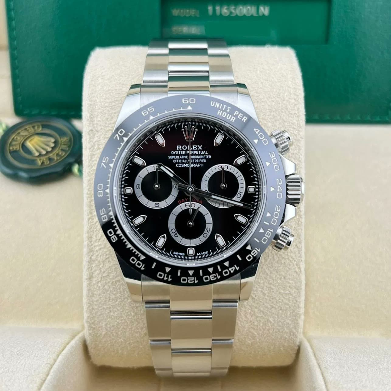 2023 Rolex Daytona Steel / Ceramic / Black 116500LN-0002 — 40 mm, Steel, Black dial