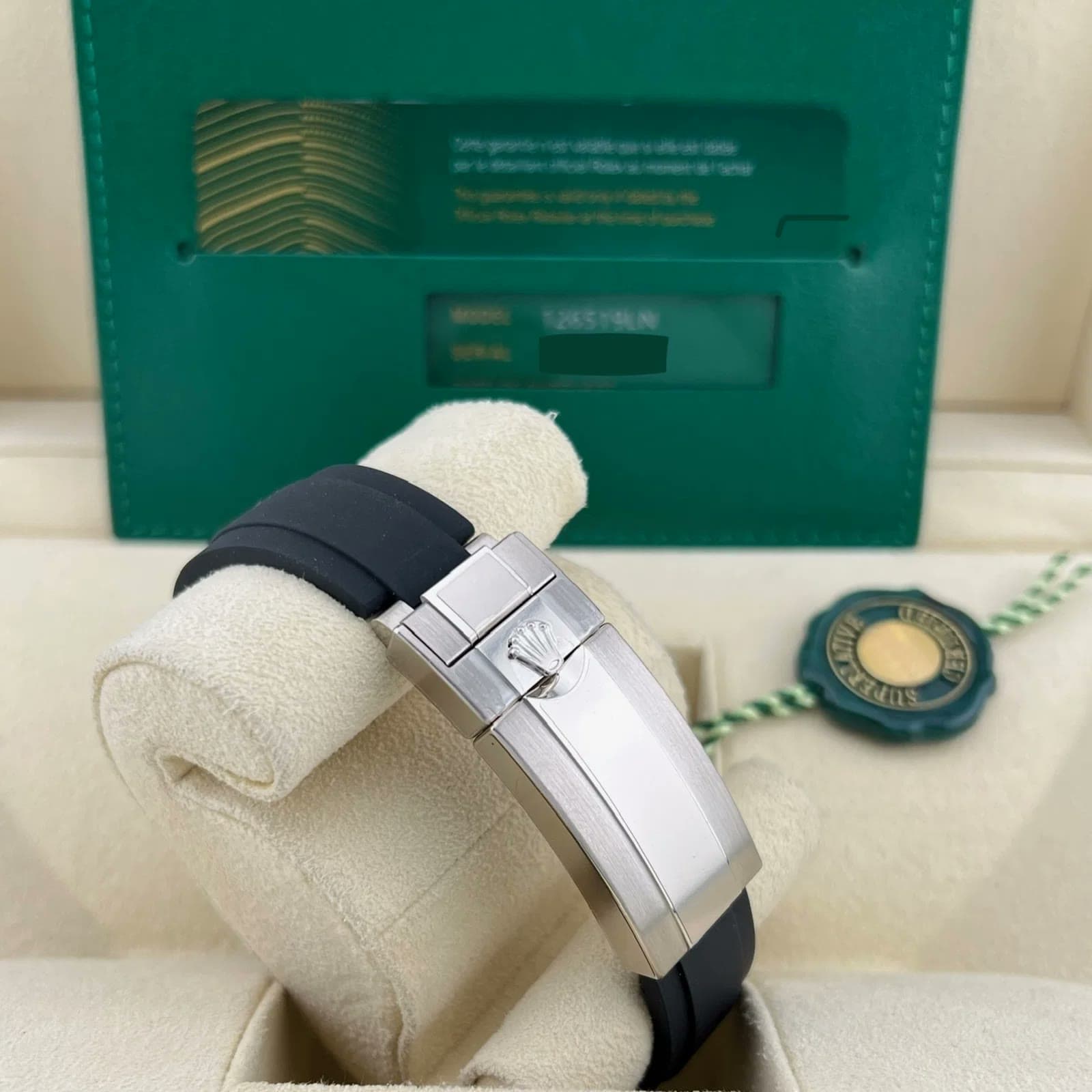 2026 Rolex Daytona White Gold / Ceramic / Silvered / Oysterflex 126519LN-0006 — 40 mm, Ceramic & White Gold, Silvered dial