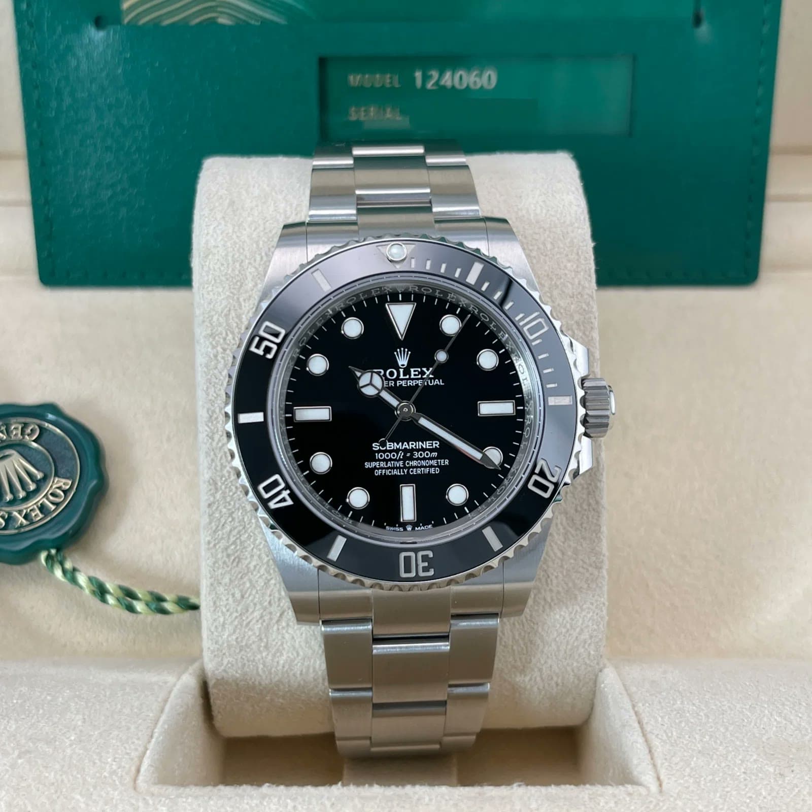 2022 Rolex Submariner 41 No Date 124060-0001 — 41 mm, Steel, Black dial