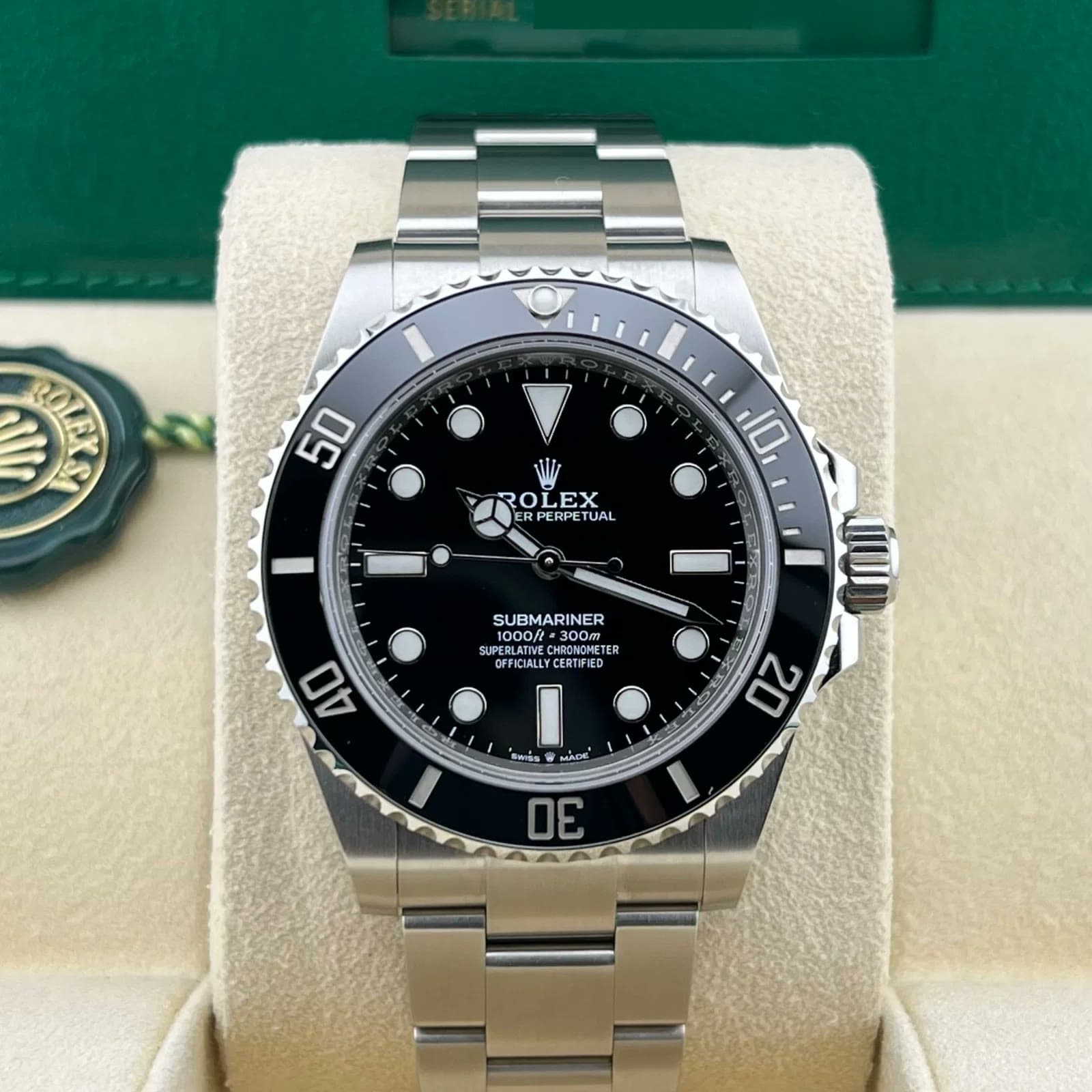 2021 Rolex Submariner 41 No Date 124060-0001 — 41 mm, Steel, Black dial
